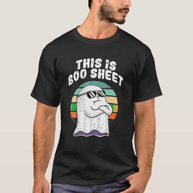 Det här är Boo Lakan Funny Halloween Costume Ghost T Shirt (Framsida)
