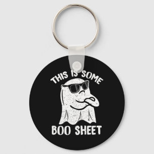 Det här är Boo Lakan Funny Halloween Ghost Costu Nyckelring