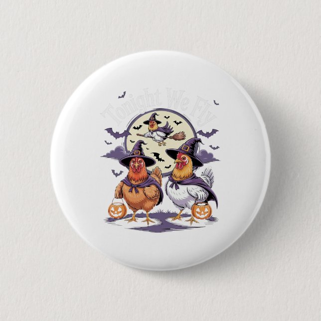 Det här är Boo Lakan Funny Halloween Ghost Retro Knapp (Framsida)
