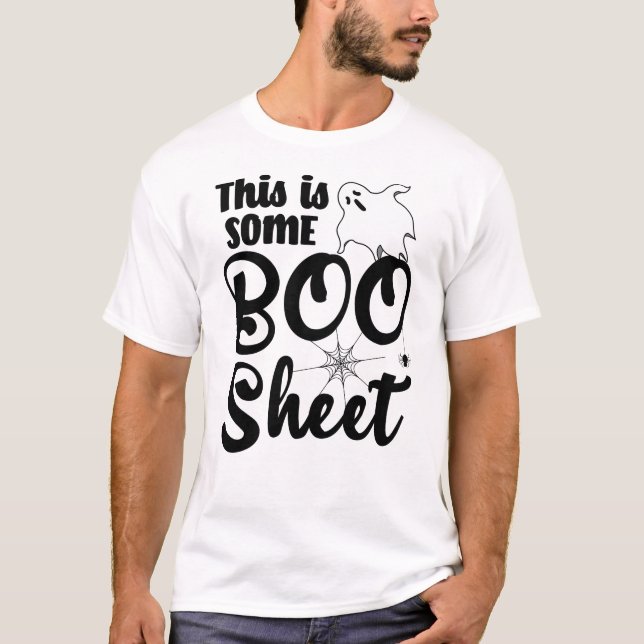 Det här är Boo Lakan Funny Halloween Ghost T Shirt (Framsida)