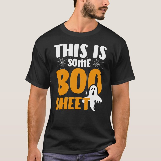 Det här är Boo Lakan Funny Halloween Ghost T Shirt (Framsida)
