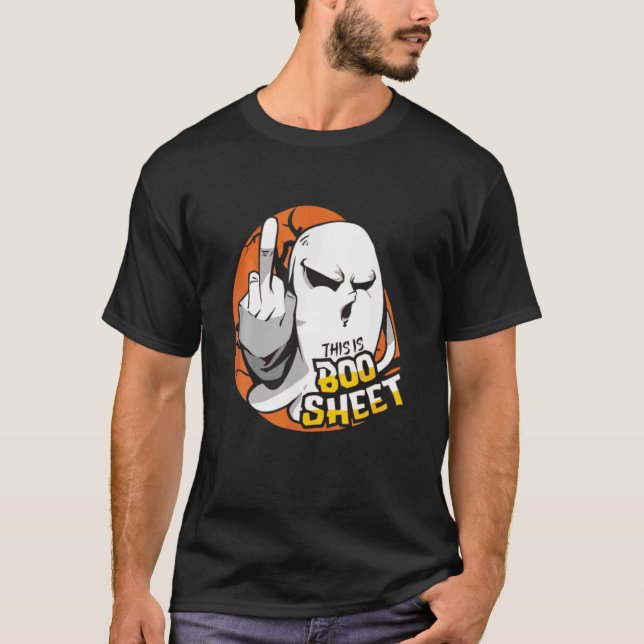 Det här är Boo Lakan Funny Halloween Ghost T Shirt (Framsida)