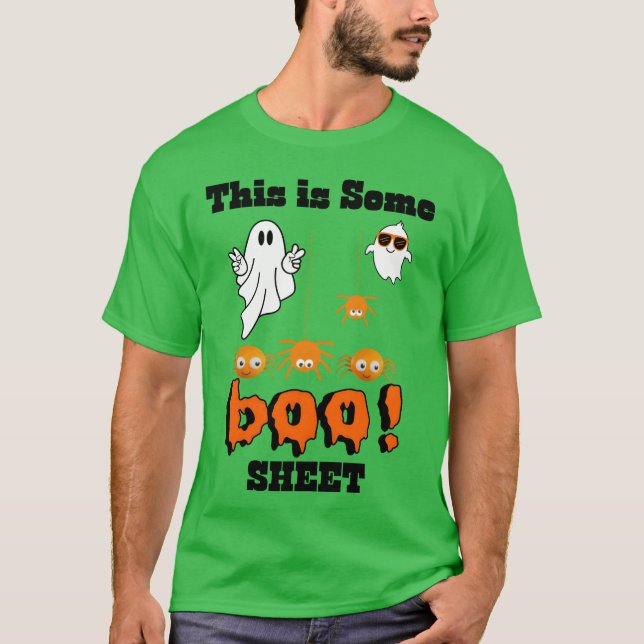 Det här är Boo Lakan Funny Halloween halloween. T Shirt (Framsida)