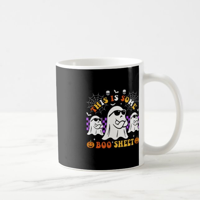 Det här är Boo Lakan Funny Halloween Kaffemugg (Höger)