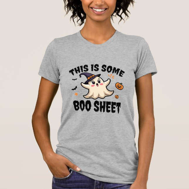 Det här är Boo Lakan Funny Halloween T Shirt (Framsida)