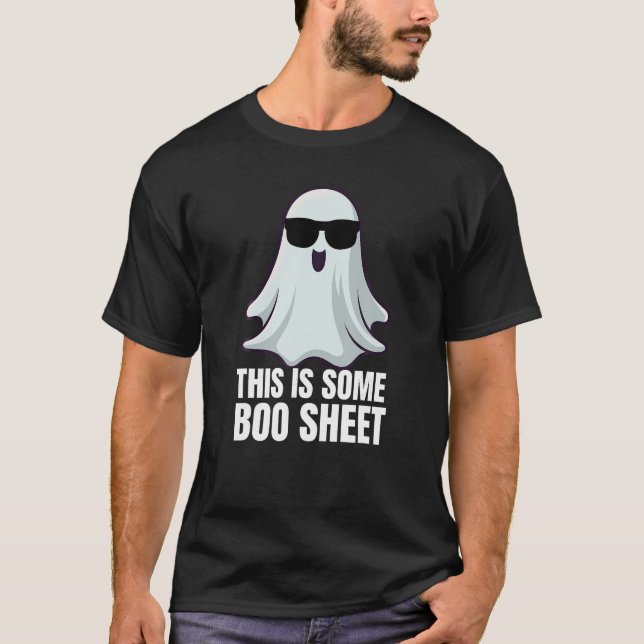 Det här är Boo Lakan Ghost Halloween Costume Manar T Shirt (Framsida)