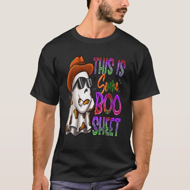 Det här är Boo Lakan Ghost Halloween Costume Manar T Shirt (Framsida)