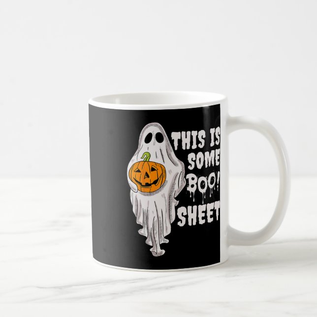 Det här är Boo Lakan Ghost Retro Halloween Costume Kaffemugg (Höger)