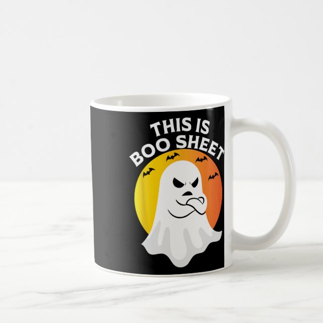 Det här är Boo Lakan Ghost Retro Halloween Costume Kaffemugg (Höger)
