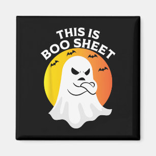 Det här är Boo Lakan Ghost Retro Halloween Costume Magnet