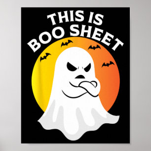 Det här är Boo Lakan Ghost Retro Halloween Costume Poster