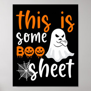 Det här är Boo Lakan Ghost Retro Halloween Costume Poster