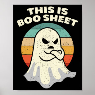 Det här är Boo Lakan Ghost Retro Halloween Costume Poster
