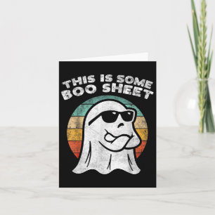 Det här är Boo Lakan Ghost Sungles Halloween Manar Kort