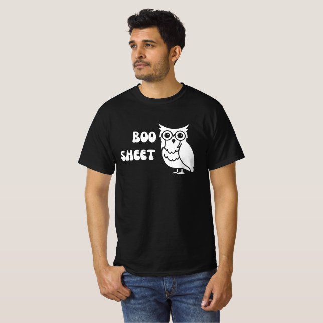 Det här är Boo Lakan groovy T Shirt (Hel framsida)