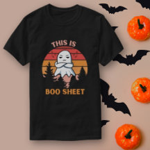 Det här är boo lakan retro Halloween