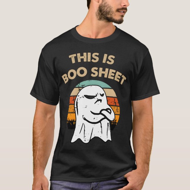Det här är Boo Lakan Retro HalloweenFunny Hallowee T Shirt (Framsida)