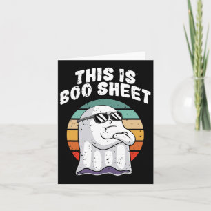 Det här är Boo Lakan Roligt Halloween Costume Ghos Kort