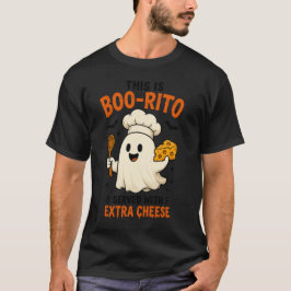 Det här är Boo-Rito Serverad med extra ost” Design T Shirt