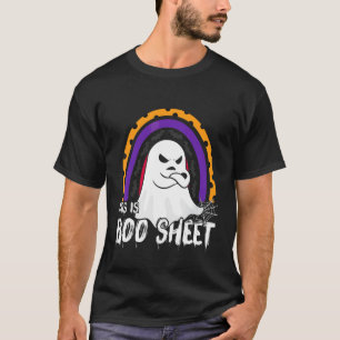 Det här är Boo Sheet Ghost retro Halloween-kostym  T Shirt