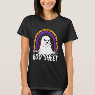 Det här är Boo Sheet Ghost retro Halloween-kostym  T Shirt