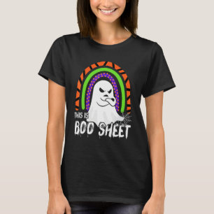 Det här är Boo Sheet Ghost retro Halloween-kostym  T Shirt