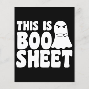Det här är Boo Sheet Spöket Roliga Halloween Kosty