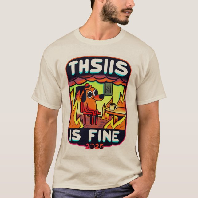 Det här är Bra - 2025 Vibes’ Meme T-Shirt (Framsida)