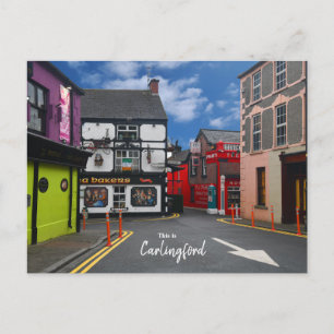 Det här är Carlingford-Irland Vykort