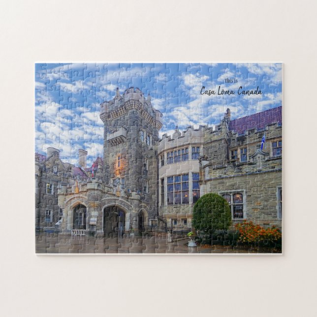Det här är Casa Loma, Toronto, Kanada  Pussel (Horisontell)