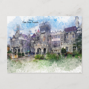 Det här är Casa Loma, Toronto, Kanada Vykort