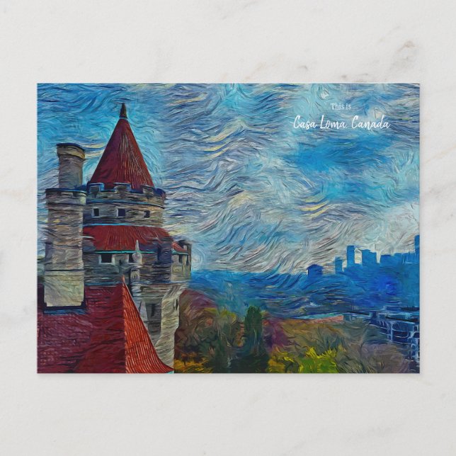 Det här är Casa Loma, Toronto, Kanada  Vykort (Framsida)