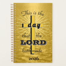 Det här är dagen Guld, 2026 Christian Planner