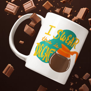 Det här är Decaf Funny Kaffemugg