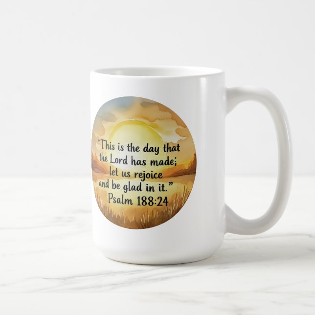 Det här är den dag då Herren har gjort psalm 118 Kaffemugg (Höger)