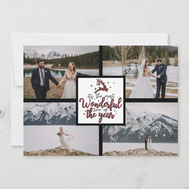 Det här är den mest fantastiska tidpunkten för åre julkort (Framsida)