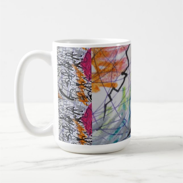 Det här är design, baby! kaffemugg (Vänster)