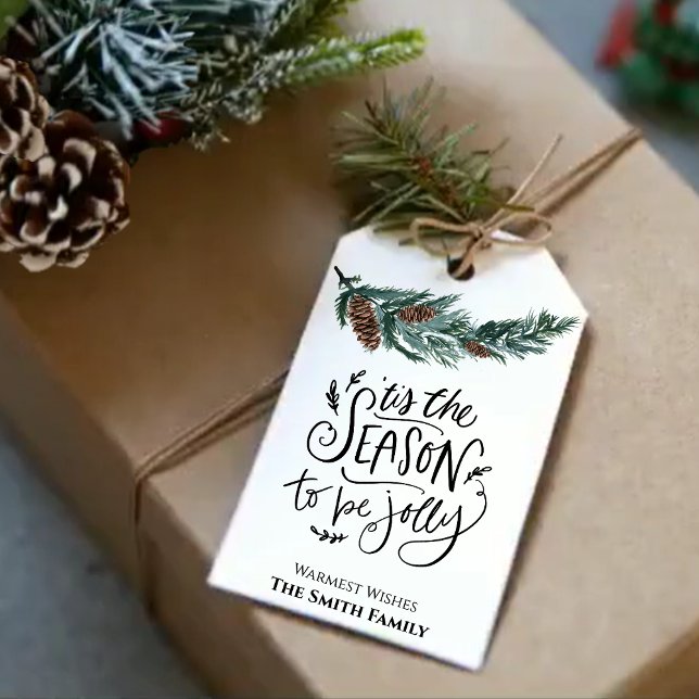 Det här är det år då vi ska samlas | Vattenfärgsfä Presentetikett (Skapare uppladdad)