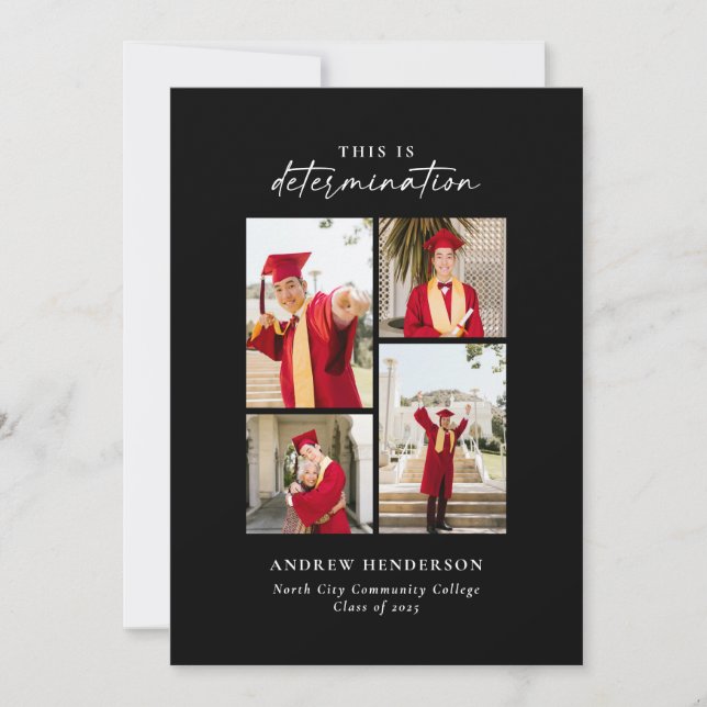 Det här är Determination Photo Studenten Meddelande (Framsida)