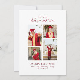 Det här är Determination Red Photo Studenten Meddelande