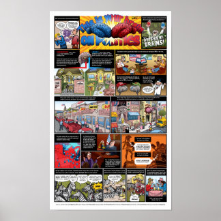 Det här är din hjärna på Politik Poster