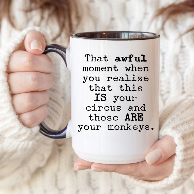 Det här är dina apor, medarbetarnas Gift Office Mugg (Skapare uppladdad)