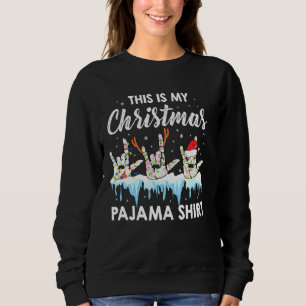 Det här är Dövet Pajama Asl-signeringsspråk för ju T Shirt