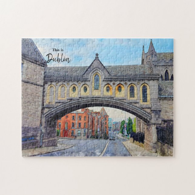 Det här är Dublin-Irland vykort Pussel (Horisontell)
