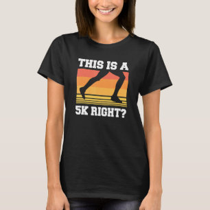 Det här är en 5 000 Högers maraton som kör Maratho T Shirt