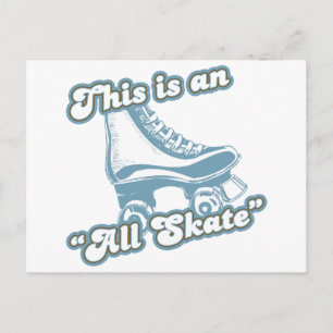 Det här är en All Skate Vykort