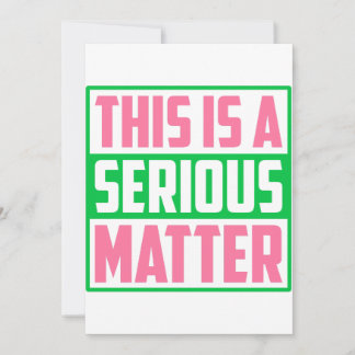 Det här är en allvarlig fråga, AKA 1908 Inbjudningar