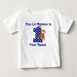 Det här är en apa-Personlig första födelsemarknade T-shirt