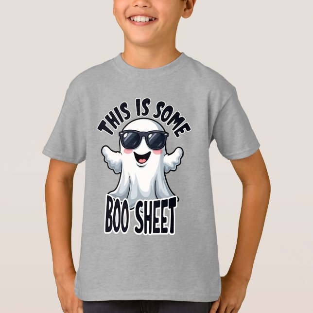 Det här är en Boo Lakan-Coola Ghost Hallowee T Shirt (Framsida)