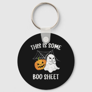 Det här är en Boo Lakan Halloween Ghost Roligt Gif Nyckelring